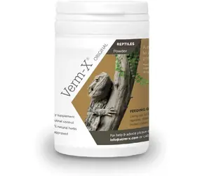 VERM-X Natürliches Pulver gegen Darmparasiten für Reptilien 25g