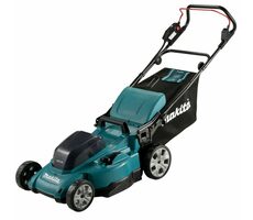 Makita DLM480Z / Akku-Rasenmäher / 2x 18V / 3100 U/min / bis zu 800 m2 / Breite 48 cm / Korb 62 l / Ohne Akku