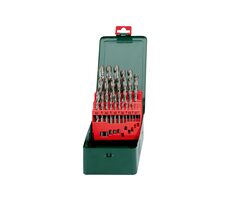 Metabo Metallbohrkartusche / HSS-G / 25 Stück / 1-13 mm