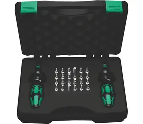 Wera 7440/41 Drehmomentschraubendreher-Set Kraftform 0,3-3,0 Nm / 26-teilig