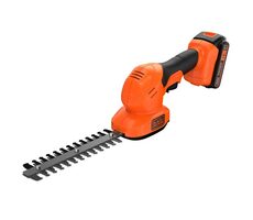 Black&Decker BDBCSS18D1 / Akku-Gras- und Strauchschere / 18V / 1x 2Ah / Klingenlänge 20cm