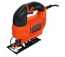 Black&Decker BDKS701EK / Säbelsäge / 520 W / Hub 19 mm / bis zu 3000 Hübe pro Minute / Schnitttiefe 70 mm