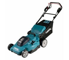 Makita DLM539Z / Akku-Rasenmäher / 2x 18V / 3.000 U/min / bis zu 800 m2 / Breite 53 cm / Korb 70 l / Ohne Akku