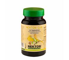 Nekton Gelb 60g - Nahrungsergänzungsmittel mit Samtblüten zur Verstärkung der gelben Farbe von Federn.