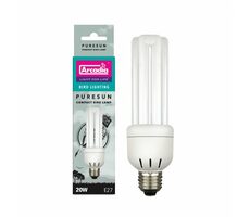Arcadia PureSun Bird Lamp Compact 20W/15 cm / Kompakte Glühbirne, geeignet für alle Vogelarten