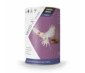 VERM-X Natürliche Pellets gegen Darmparasiten für Vögel 100 g