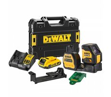 DeWalt DCE088D1G18 / Nivelliergerät / Reichweite 50 m / Genauigkeit: 3 mm / Zubehör