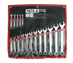 YATO Satz Maulschlüssel 8-32 mm 17-tlg 