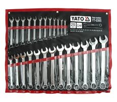 YATO Satz Maulschlüssel 6-32 mm 25-tlg 