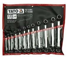 YATO Ringschlüsselsatz 6-32 mm gebogen 12-tlg / Restposten