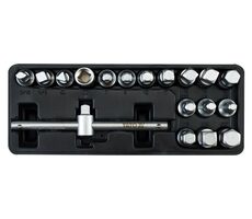 YATO YT-0599 / Steckschlüsselsatz für Motorölablassschrauben 18-tlg