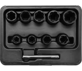 YATO YT-0603 / Abziehersatz für abisolierte Schrauben 10-tlg