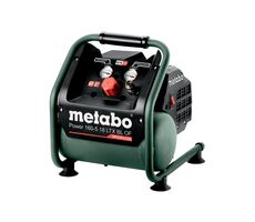 Metabo POWER 160-5 18 LTX BL OF / Akku ölfreier Kompressor / 18V / 5L / Druck 8 bar / 120 l/min
