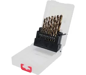 YATO YT-41604 / Metallbohrer-Set 19-teilig / HSS-COBALT / 1-10 mm