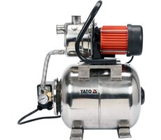 YATO YT-85370 / Automatisches Hydrophor-Set / 1200 W / 19 l / 4000 l/h / Saugtiefe: 9 m / Hub: 50 m