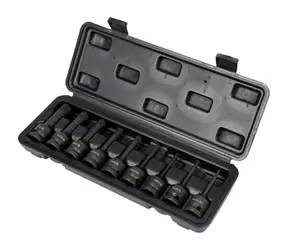 YATO YT-10691 / SPLINE 1/2" Kraft-Steckschlüsselsatz 9-tlg 