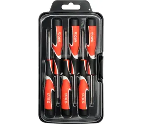 YATO YT-25861 / Feinschraubendreher-Set 6-teilig / 1,4 - 2 - 2,4 - PH00 - PH0 - PH1