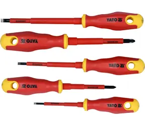 YATO YT-2827 / Schraubendreher-Set 5-teilig / isoliert / 1kV