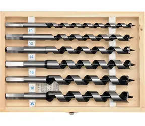 YATO YT-3298 / Serpentinen-Holzbohrer-Set 10 | 12 | 14 | 16 | 18 | 20 / Länge 230mm