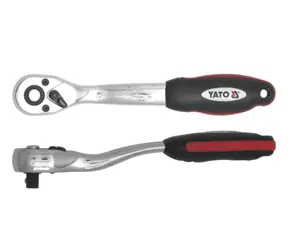 YATO YT-0316 / Ratsche 1/4" / 145 mm / gebogen