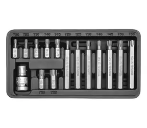 YATO YT-0411 / Bitsatz 15-tlg. TORX-Box