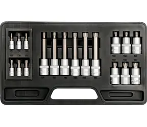 YATO YT-7751 / Bit-Set 18-teilig TORX T10-T60mm
