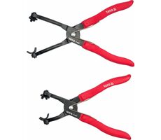 YATO YT-0645 / Zangen für Clips und Schläuche - Set mit 2 Stück