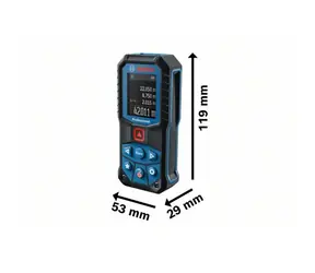 BOSCH GLM 50-22 Professional / Laser-Entfernungsmesser / Reichweite bis: 50 m / 2x 1,5 V LR6 (AA)