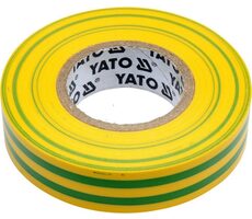 YATO YT-81593 / Isolierband Elektro PVC 15mm / 20m / gelbgrün