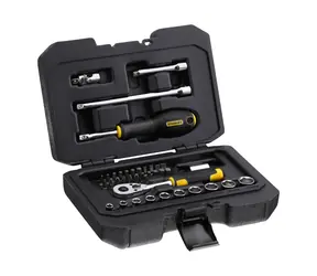 Stanley STMT82828-1 / Ratsche 1/4" mit Zubehör / 72 Zähne / 38 Teile