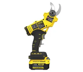 Stanley V20 SFMCPP32M1 / Akku-Gartenschere / 18 V / Li- ION / 1 x 4,0 Ah / Ladegerät / Werkzeugkoffer