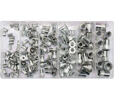 YATO YT-36460 / Nietmuttern-Aluminium-Set 150 Stück / M3-M10