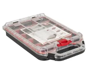 Keter Stack'N'Roll Kleiner Organizer schwarz / Kleinteile-Organizer / 51,5 x 11,5 x 34,5 cm