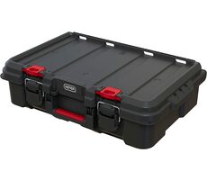 Keter Stack&#39;N&#39;Roll Werkzeugkoffer schwarz / 52,6 x 14,8 x 34,1 cm