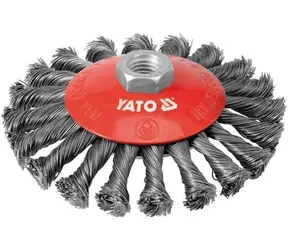 YATO YT-4764 / Seitendrahtbürste M14 x 125 mm / Inox