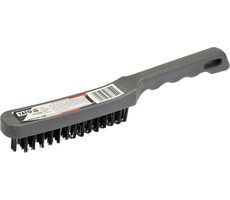 YATO YT-6354 / Handdrahtbürste / 4 Reihen / Kunststoff