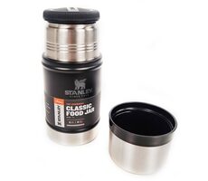 Stanley Classic Food Jar 700 ml Matte Black Pebble / Lebensmittelthermoskanne 