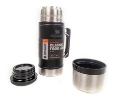 Stanley Classic Food Jar 940 ml Matte Black Pebble / Lebensmittelthermoskanne 