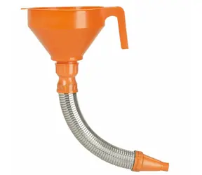Carpoint Kunststofftrichter - flexibler Metallschlauch