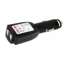 Aroso 20.211 Reduzierstück / Adapter 12/24V 2x USB auf Zigarettenanzünderbuchse 12V - 1x 2,1A / 1x 1A
