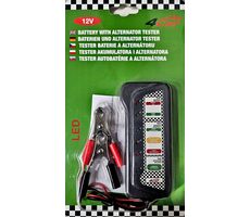 Aroso Tester / Tester von Autobatterie / Akku und Lichtmaschine 12V