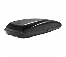 G3 Dachbox Helios 480 Black Road - Volumen 390l / Öffnung beidseitig / Schwarz matt mit R -Aufdruck