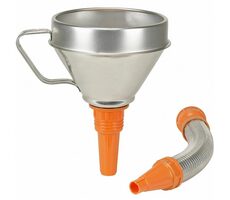 Carpoint Metall-Kraftstofftrichter - flexibler Metallschlauch