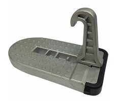 Carpoint Klappplattform / Autostufe am Türriegel / Ganzmetall / Tragfähigkeit 200 kg