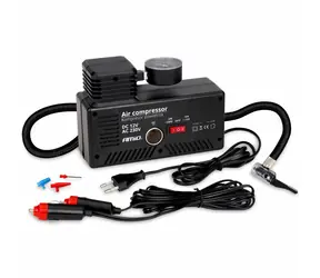 Aroso 20.247 Luftkompressor 230V/12V 7bar / 100PSI - Zigarettenanzünderbuchse 12V DC / Spannungswandler 230V-12V