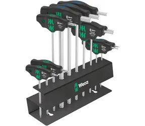 Wera Bicycle Set 6 / Schlüsselsatz für Fahrräder / 10-teilig