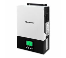 Qoltec 53875 Solarladestation 13,5V schwarz - weiß / 2KVA / 1,5kW / 80A / LCD-Display