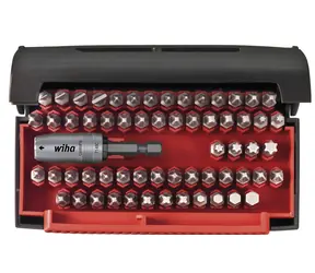 Wiha 07943 Collector Standard-Bit-Set 25 mm / 62-teilig