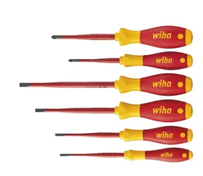 Wiha 36455 SoftFinish electric slimFix Schraubendreher-Set / 6 Schraubendreher
