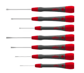 Wiha 42991 Feinschraubendreher-Set PicoFinish / 6 Schraubendreher / Phillips / flach